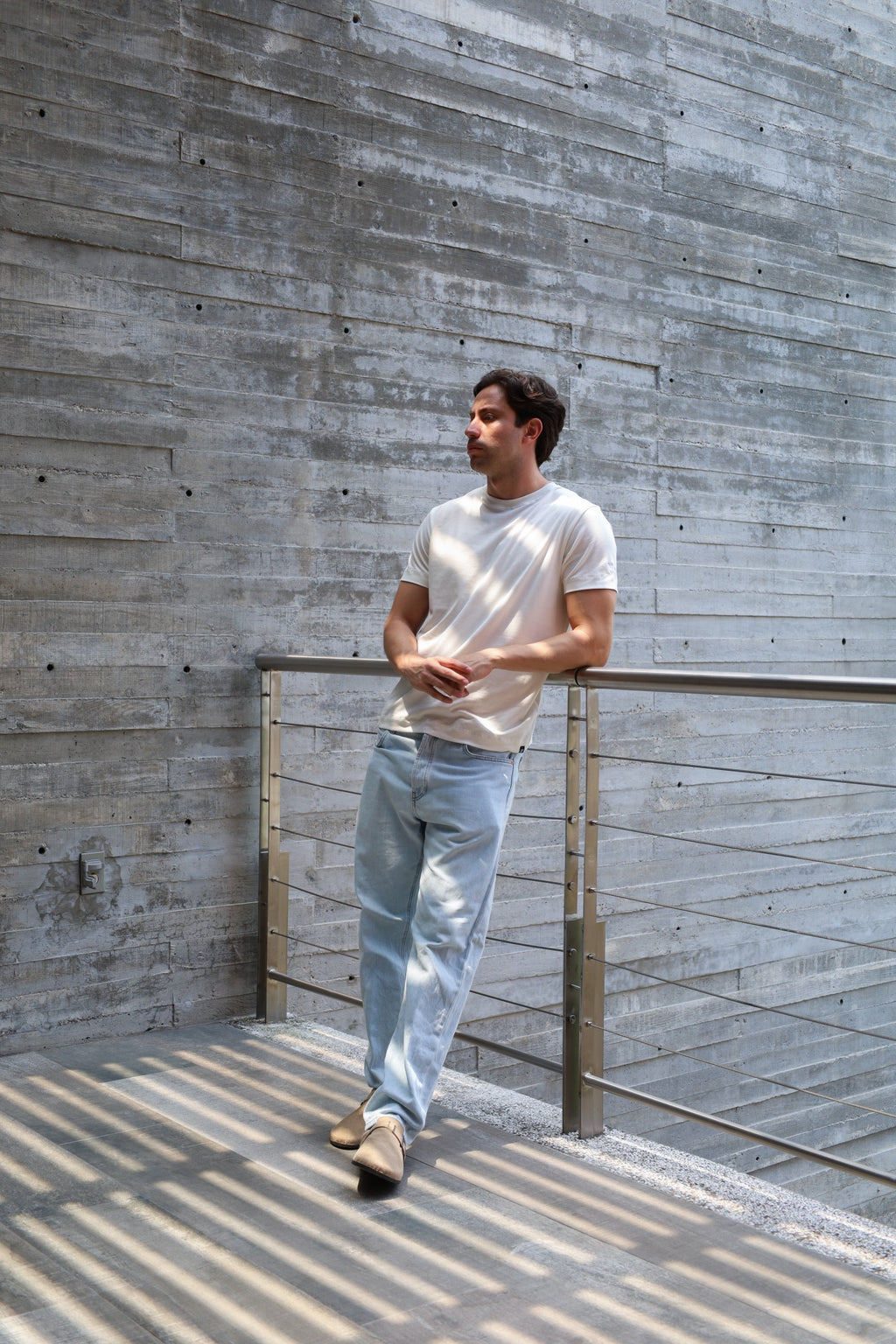 Playera Regular Fit Unisex - Blanca | 2-DROP E/W
