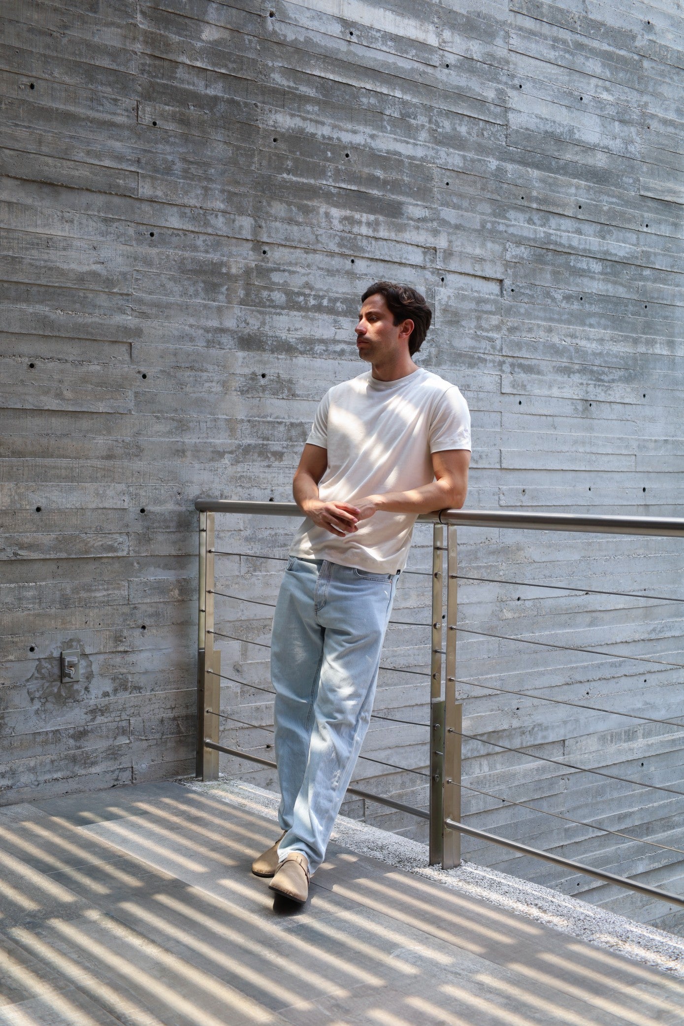 Playera Regular Fit Unisex - Blanca | 2-DROP E/W