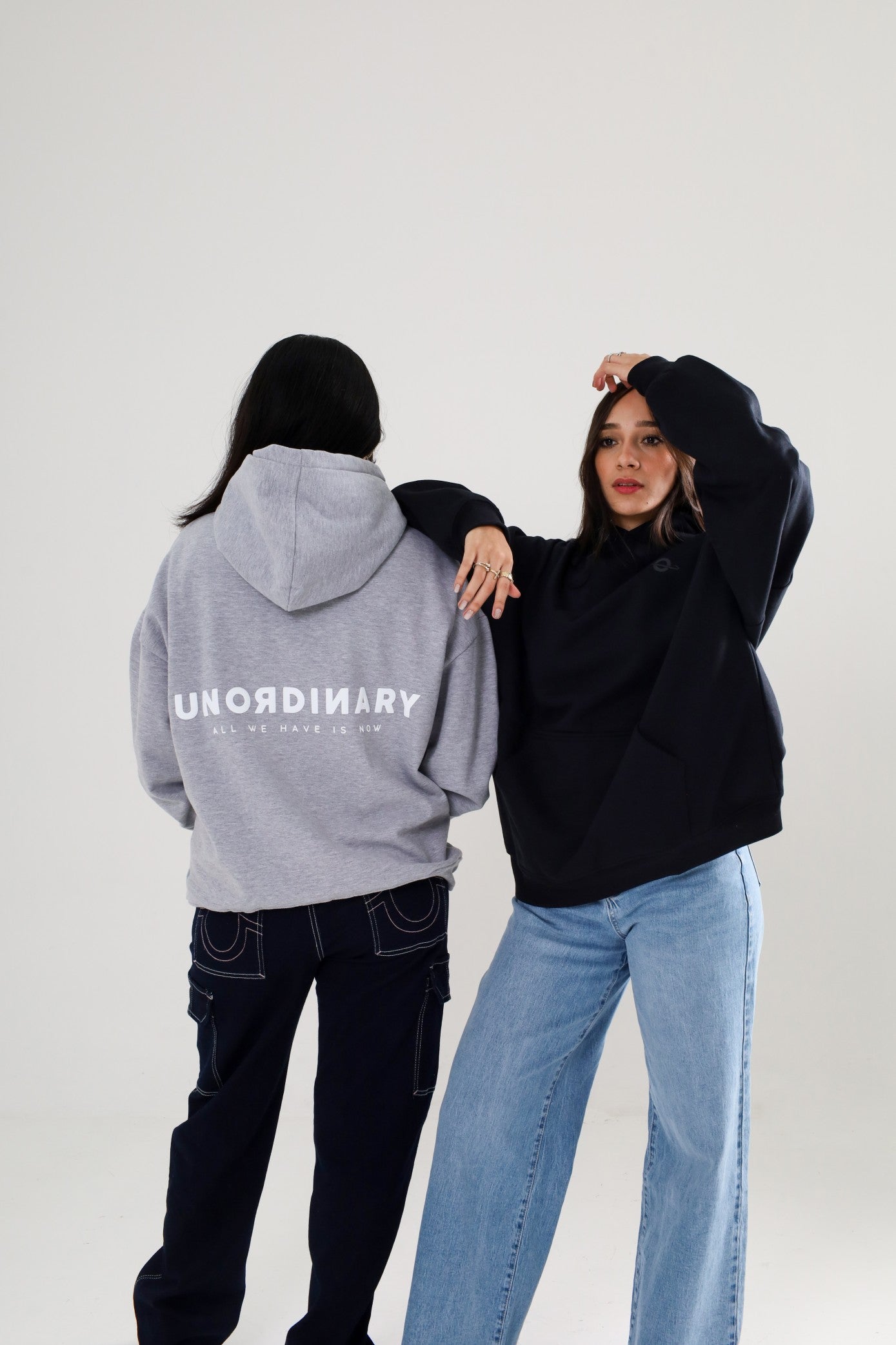 Hoodie Oversize Unisex - Gris | EVERYWHERE