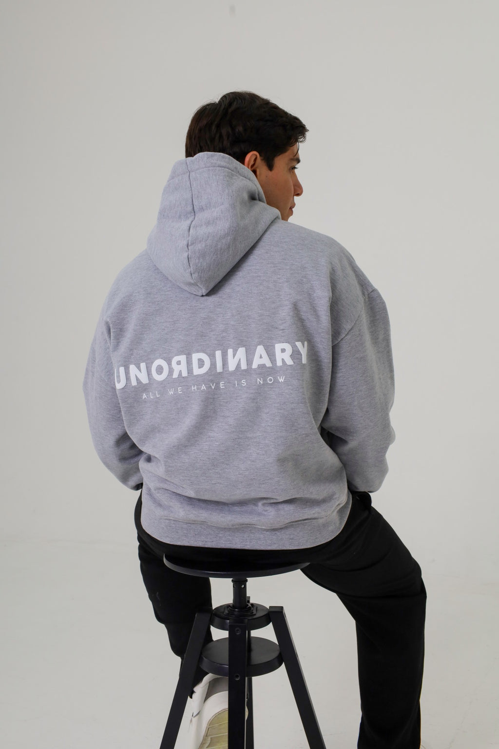 Hoodie Oversize Unisex - Gris | EVERYWHERE