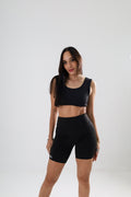 Conjunto Deportivo Mujer - Negro (Top + Biker)